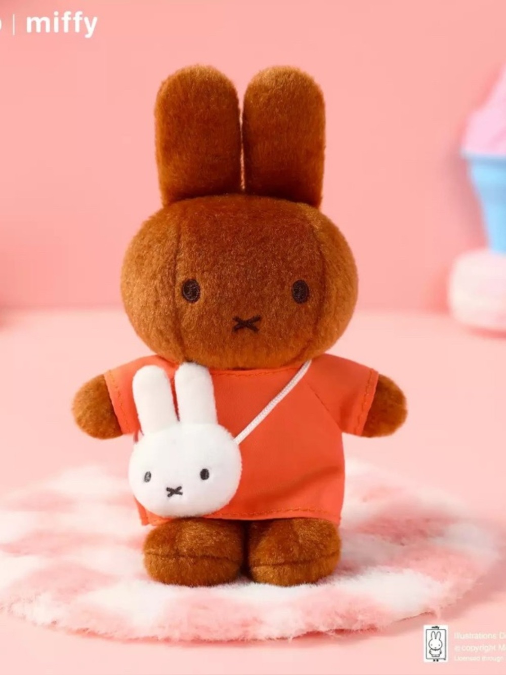 BNIB VIPO x Miffy Mini Bag Series Plush Keychain Blind Box - Miffy Bag